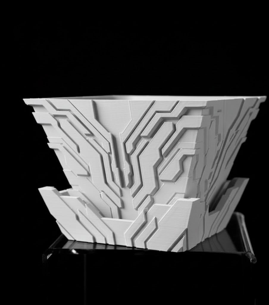 Uplink – Der 3D Pflanztopf mit digitaler Struktur