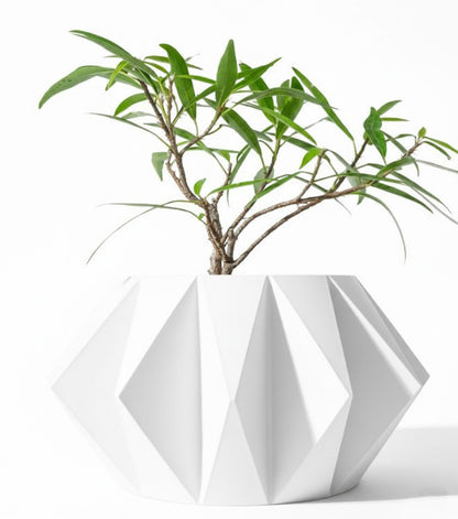 Der Koni – Geometrischer 3D-Pflanztopf mit markanter Facettenstruktur