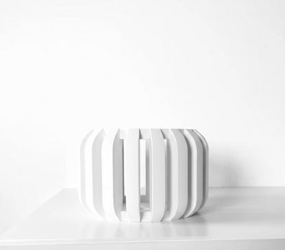Frenor Pflanztopf – Moderner 3D-Orchideentopf mit weicher Lamellenform und Belüftungssystem