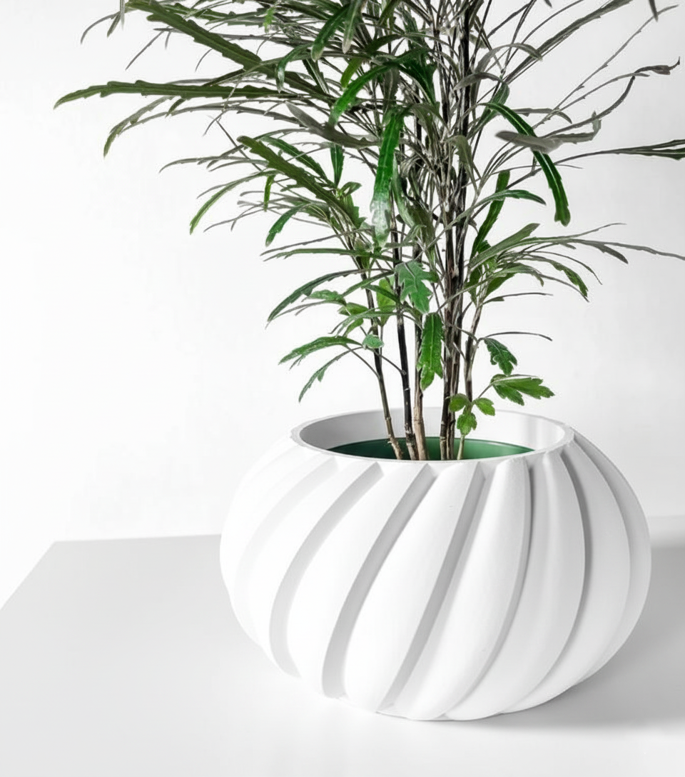 Oro 3D Pflanztopf – Dynamische Form trifft modernes Design