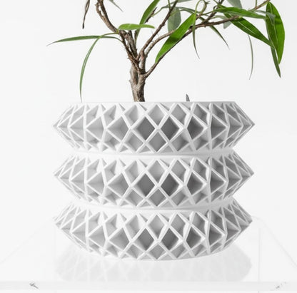 Der Tomo – 3D-Pflanztopf mit geometrischer Raffinesse