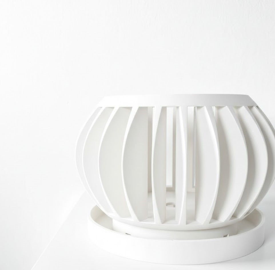 Rene Pflanztopf – Offener 3D-Orchideentopf mit integriertem Belüftungssystem und Abtropfschale
