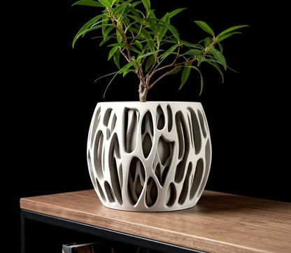 Schleim – Organische 3D-Form in geschlossener Eleganz
