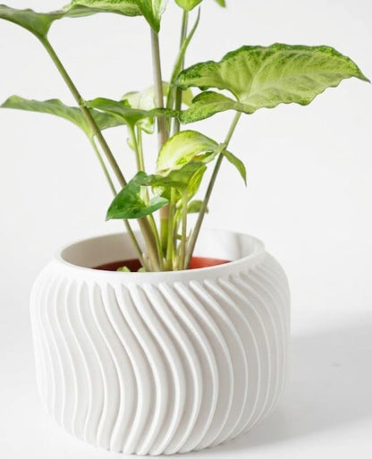 Vilex Pflanztopf – 3D-Design mit dynamischer Wellenstruktur