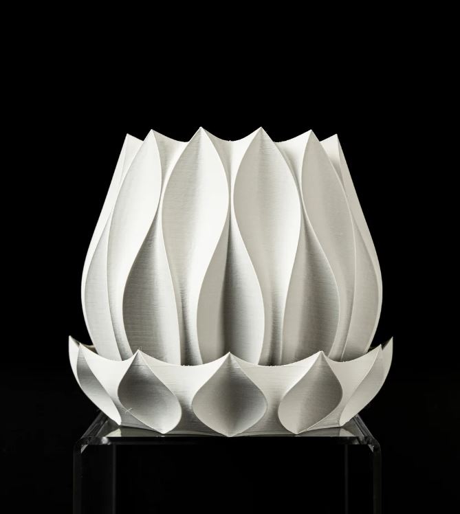 Abyssal Planter Pot 2 Die skulpturale Wellen Schale 3D-Pflanztopf