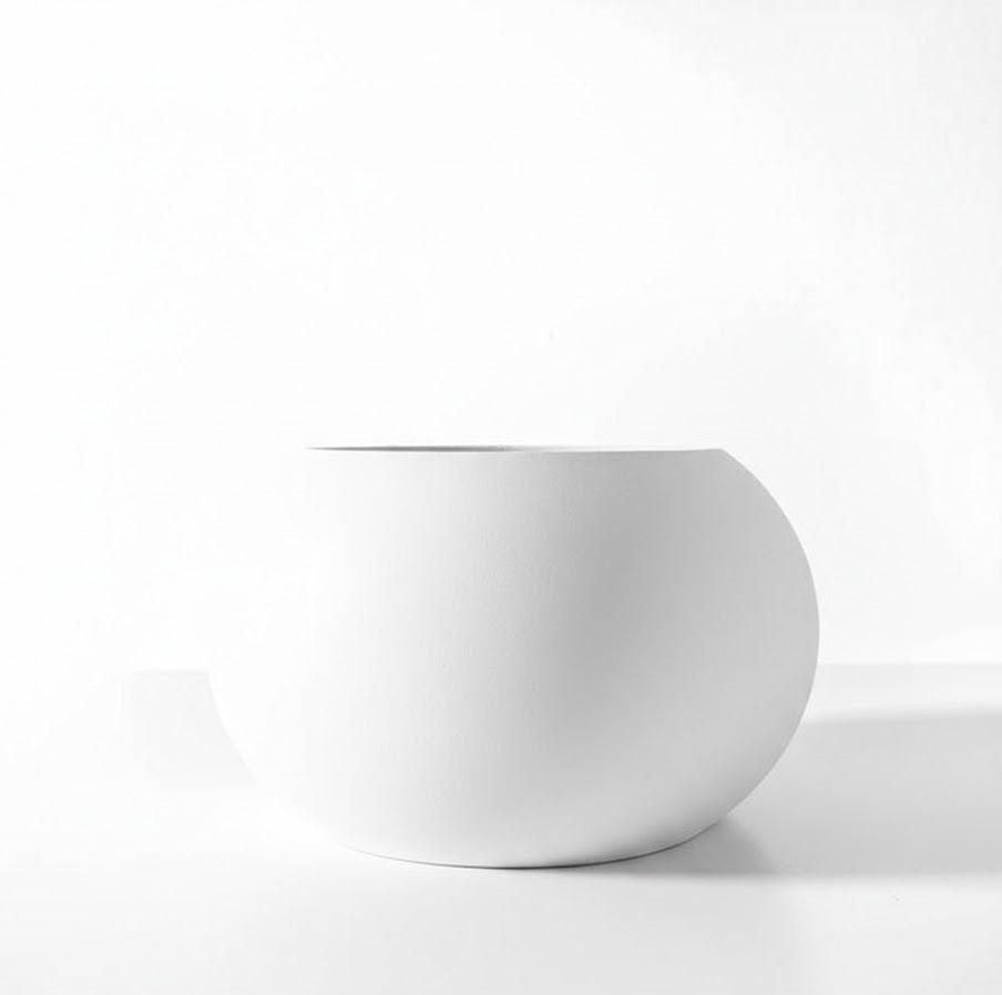 Rono Simple – Puristischer 3D-Pflanztopf in harmonischer Kugelform
