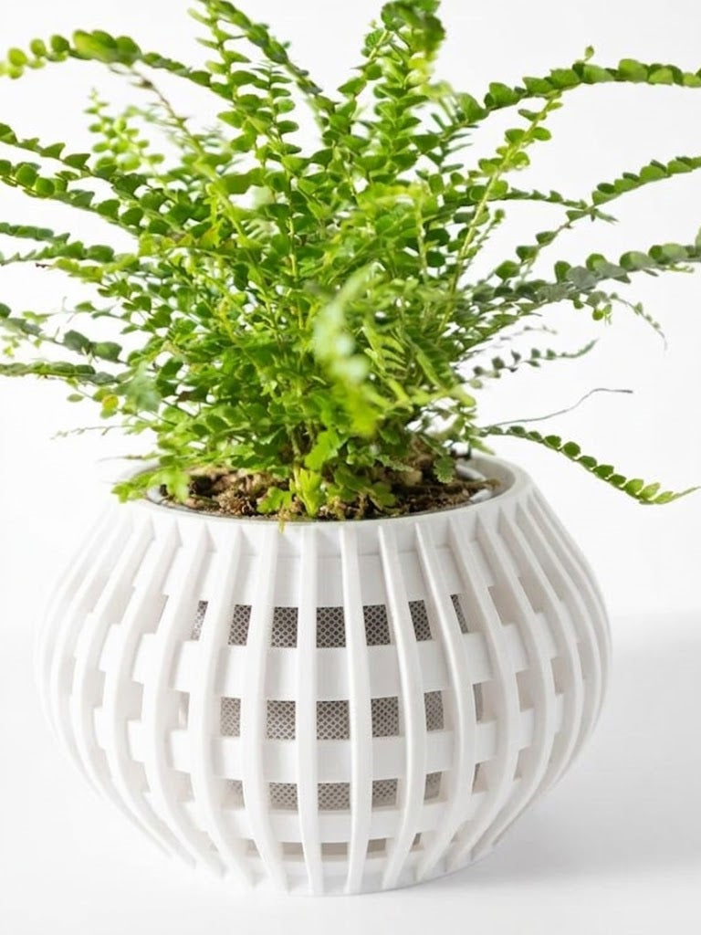 Usio Pflanztopf – 3D-Geometrie trifft sanfte Rundung