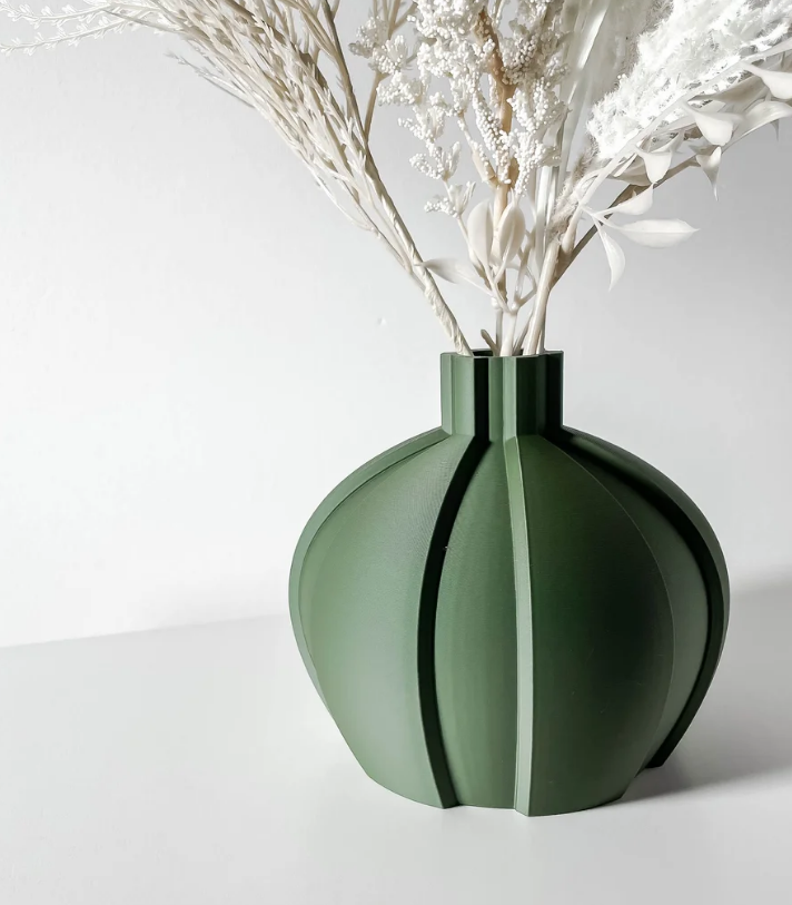 Vase „Yomu Short Vase“ – Minimalismus trifft organische Form