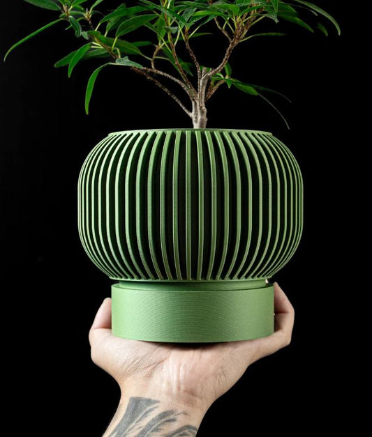 Yuso 3D Pflanztopf – Minimalismus trifft auf organische Eleganz