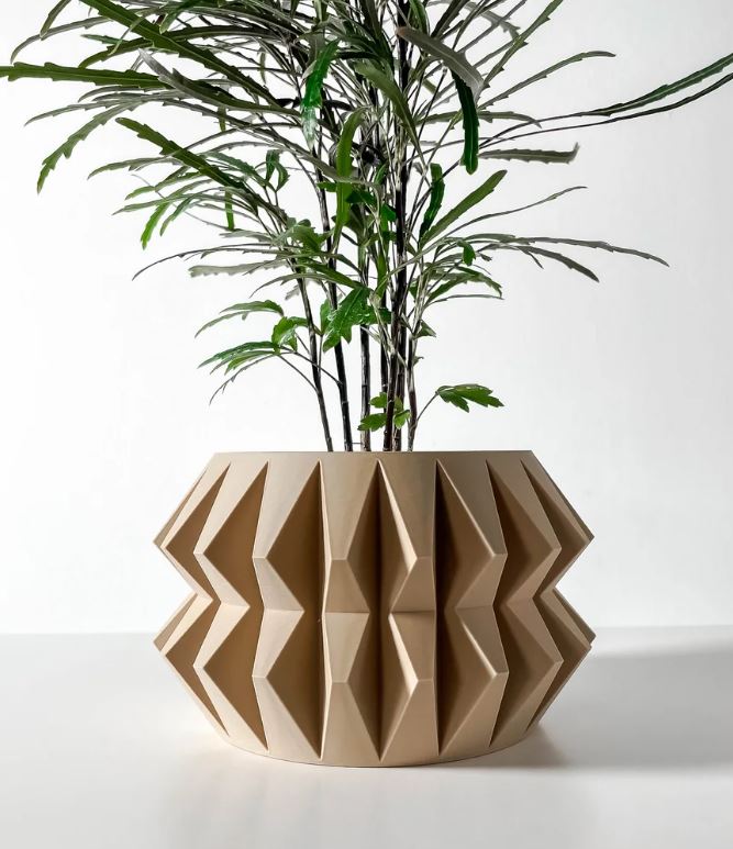 Almin 3D Pflanztopf – Geometrische Eleganz in Vollendung