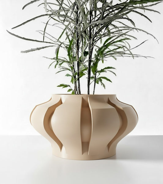 Ariko – Der elegante 3D-Pflanztopf in organischer Form