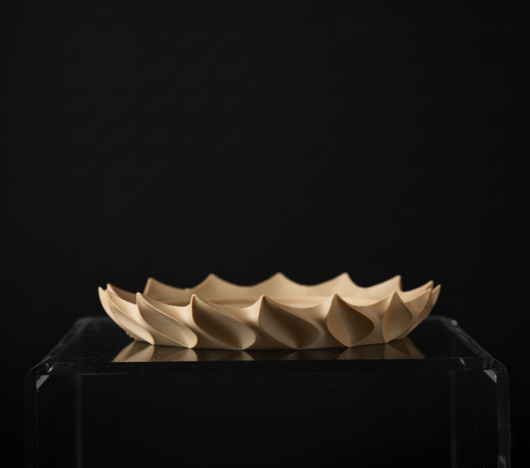 "Gedrehter" Untersetzer – Funktion trifft auf Design