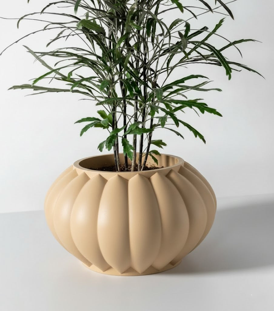 Bunos 3D Pflanztopf – Skulpturales Design für stilvolle Pflanzenpräsentation