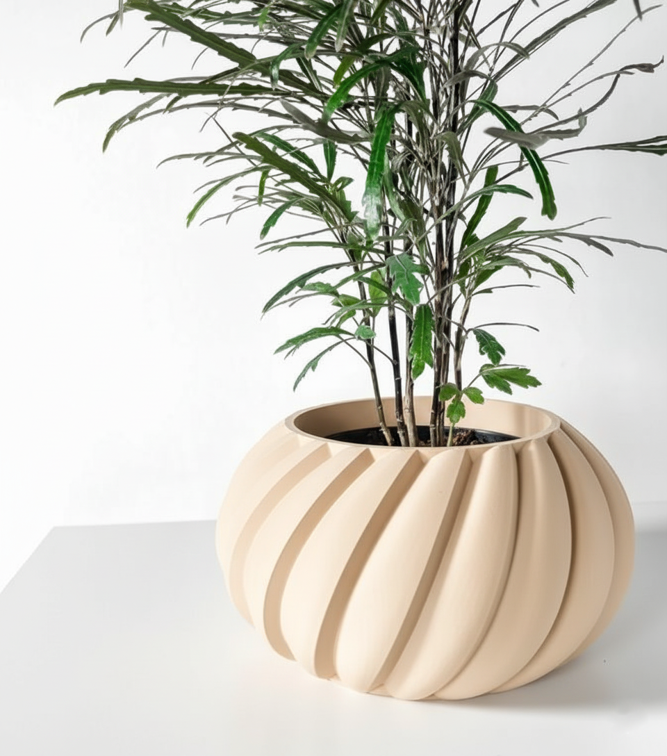 Oro 3D Pflanztopf – Dynamische Form trifft modernes Design