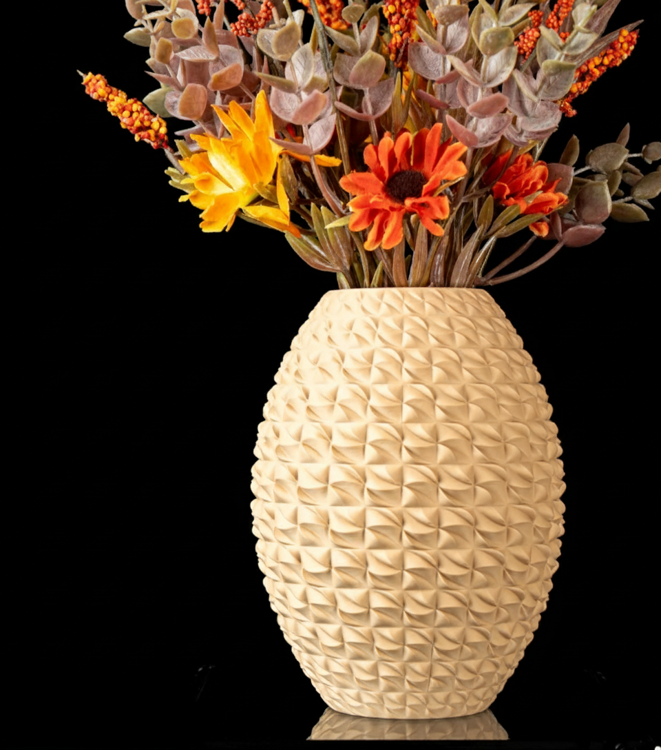 Vase "Sando" – Struktur trifft auf Eleganz