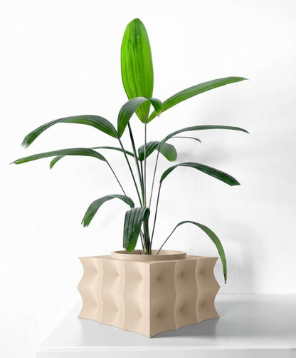 Averth Pflanztopf – Kubische Wellen mit Charakter