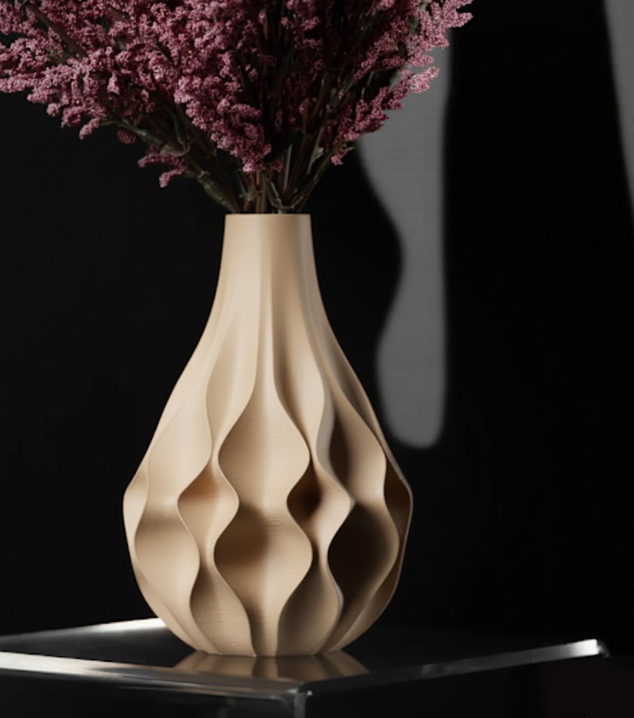 Vase" Abyssal Flower"  – Tiefenstruktur für starke Akzente