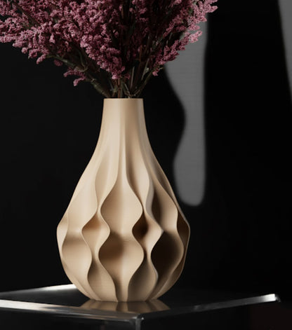 Vase" Abyssal Flower"  – Tiefenstruktur für starke Akzente