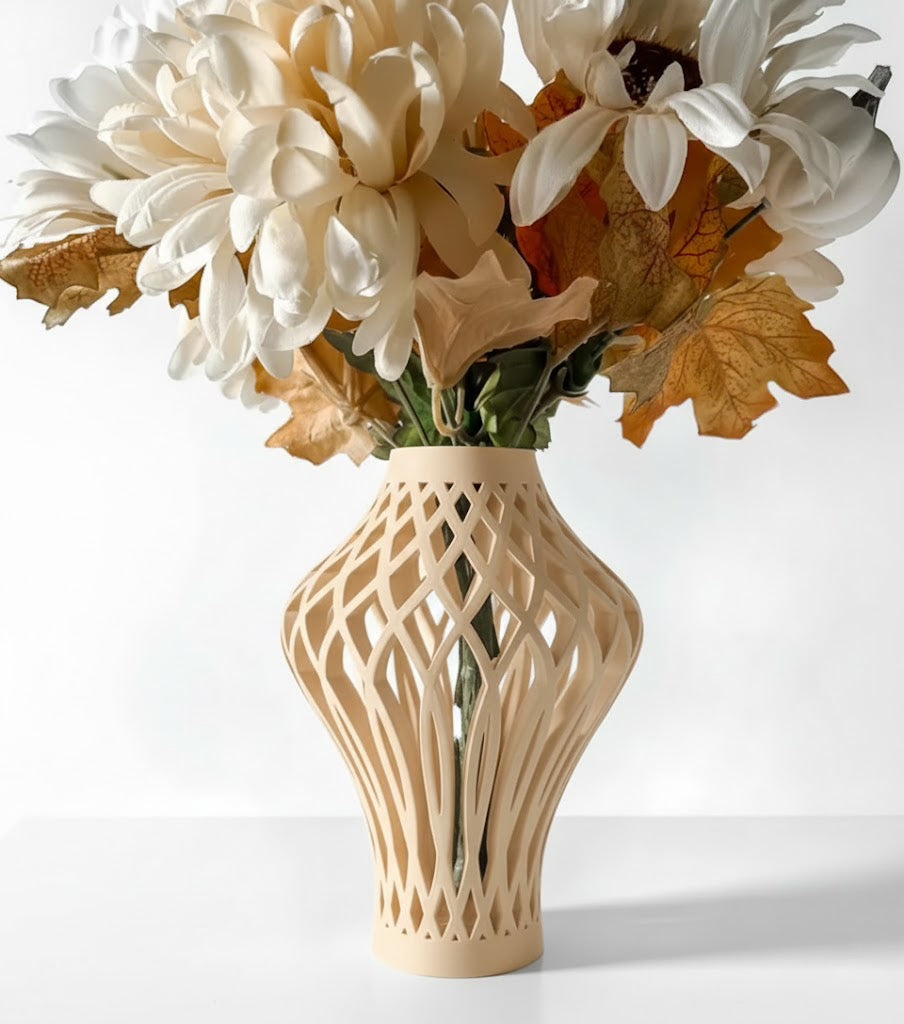 Vase „Alano-Vase“ – Eleganz im modernen Gitterdesign