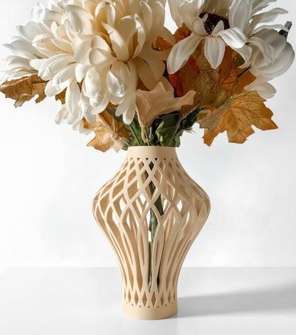 Vase „Alano-Vase“ – Eleganz im modernen Gitterdesign