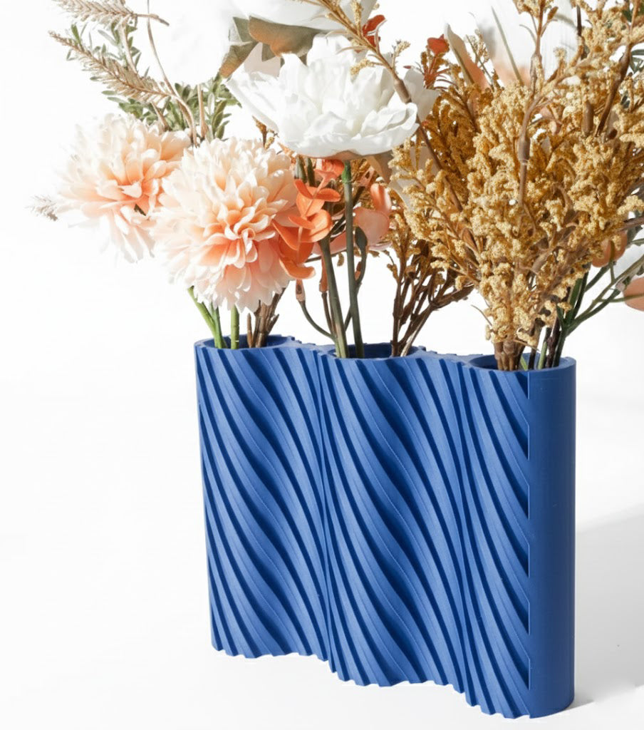 Vase „Bora Triple Vase“ – Stilvolle Struktur für mehr Blütenpracht