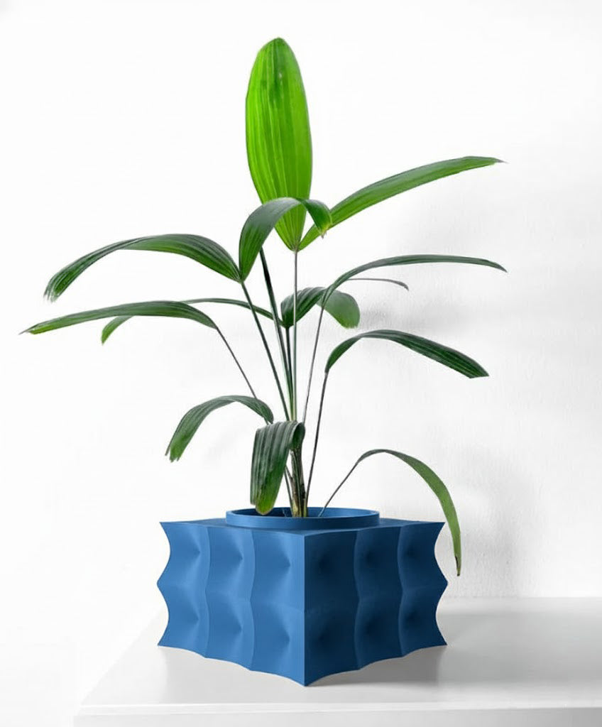 Averth Pflanztopf – Kubische Wellen mit Charakter