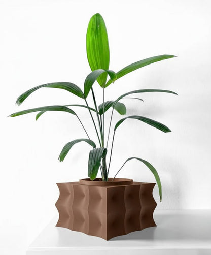 Averth Pflanztopf – Kubische Wellen mit Charakter