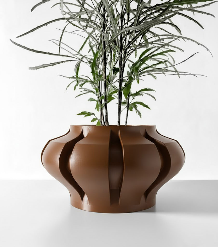 Ariko – Der elegante 3D-Pflanztopf in organischer Form