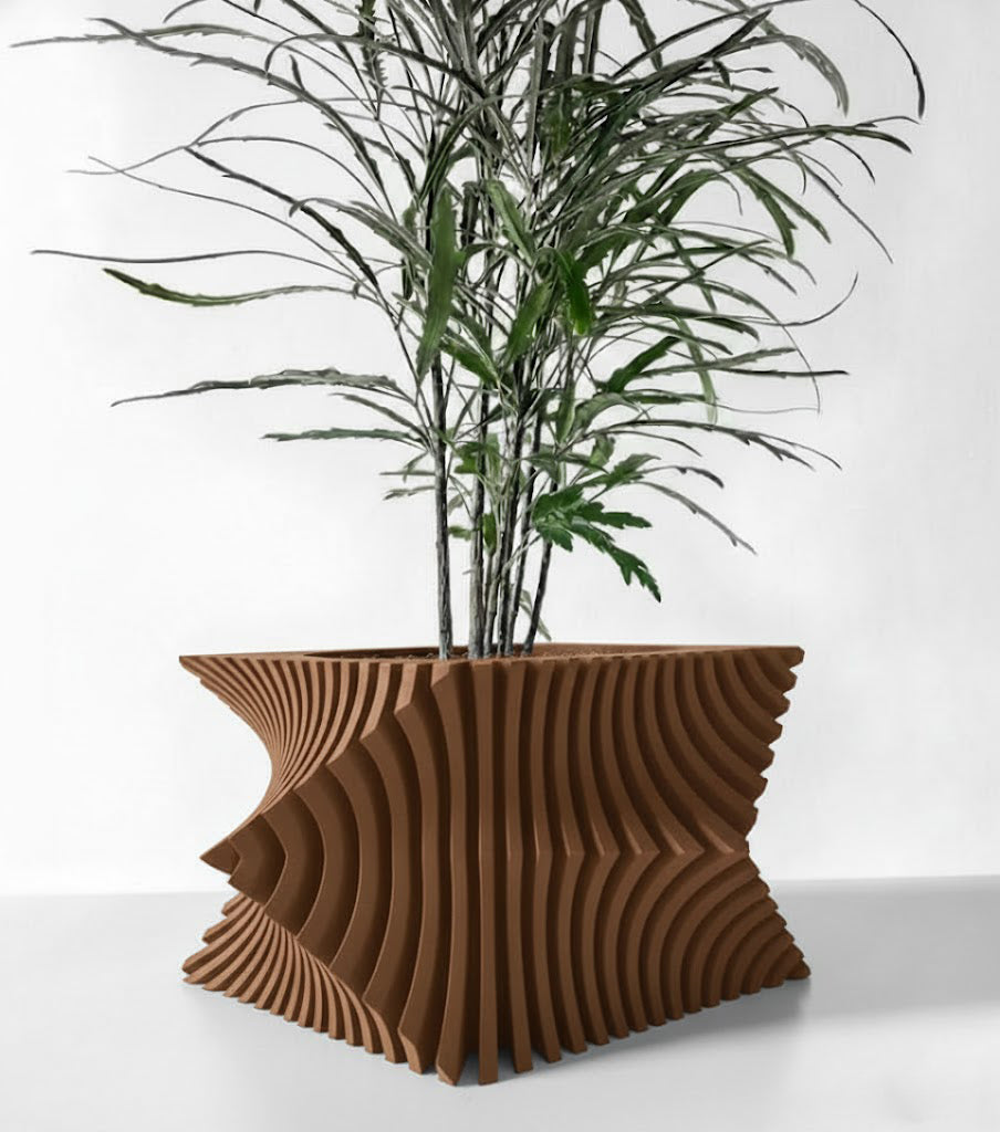 Anio – Der dynamisch verdrehte 3D Pflanztopf