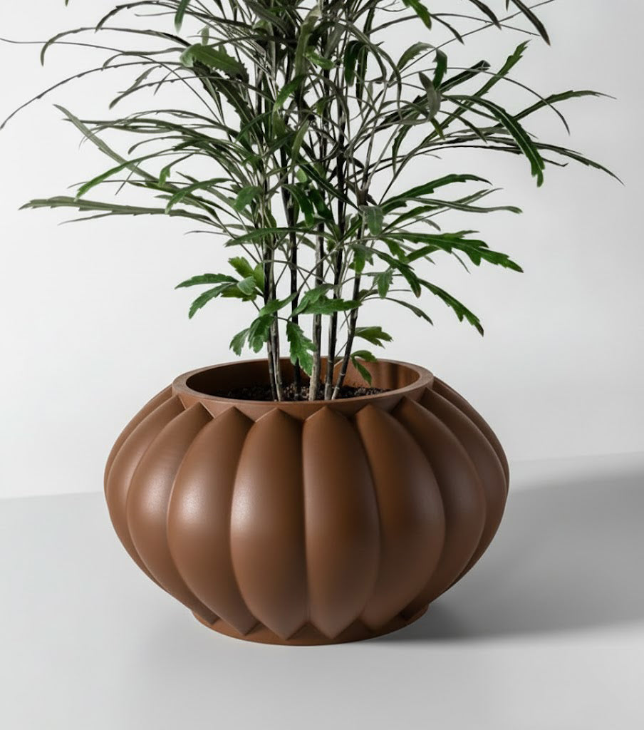 Bunos 3D Pflanztopf – Skulpturales Design für stilvolle Pflanzenpräsentation