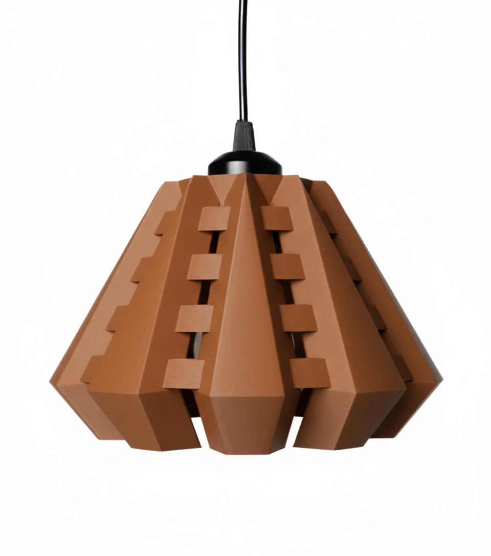 "Aniko" – Moderne 3D-gedruckte Pendelleuchte