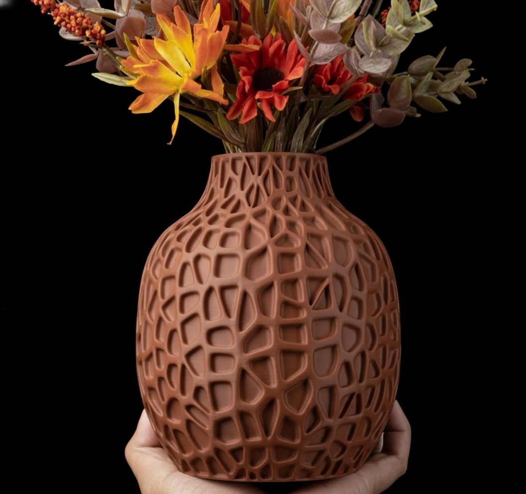 Vase "Lunex" – Kunstvoll gefertigt in steinähnlicher Optik