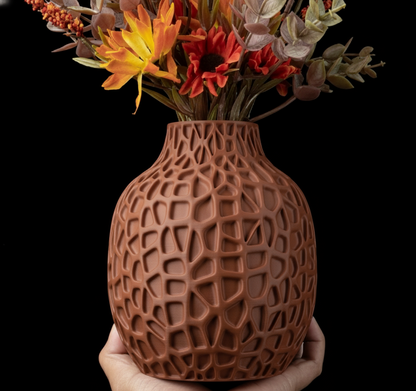 Vase "Lunex" – Kunstvoll gefertigt in steinähnlicher Optik