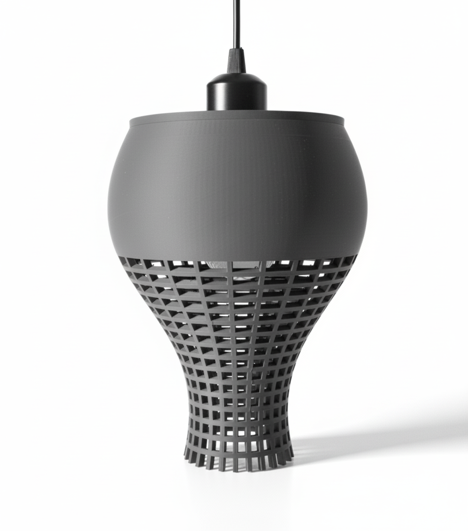 "Kata Pendelleuchte" – Modernes Design mit filigraner Gitterstruktur