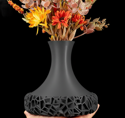 Vase "Vomo" – Modernes Design mit geometrischer Basisstruktur