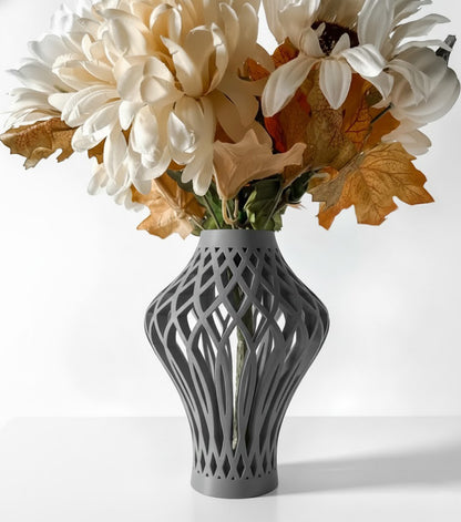 Vase „Alano-Vase“ – Eleganz im modernen Gitterdesign