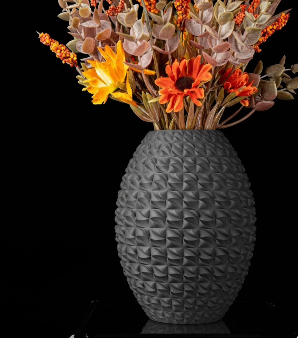 Vase "Sando" – Struktur trifft auf Eleganz