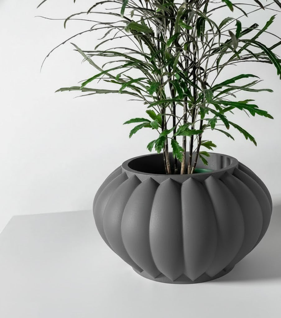 Bunos 3D Pflanztopf – Skulpturales Design für stilvolle Pflanzenpräsentation