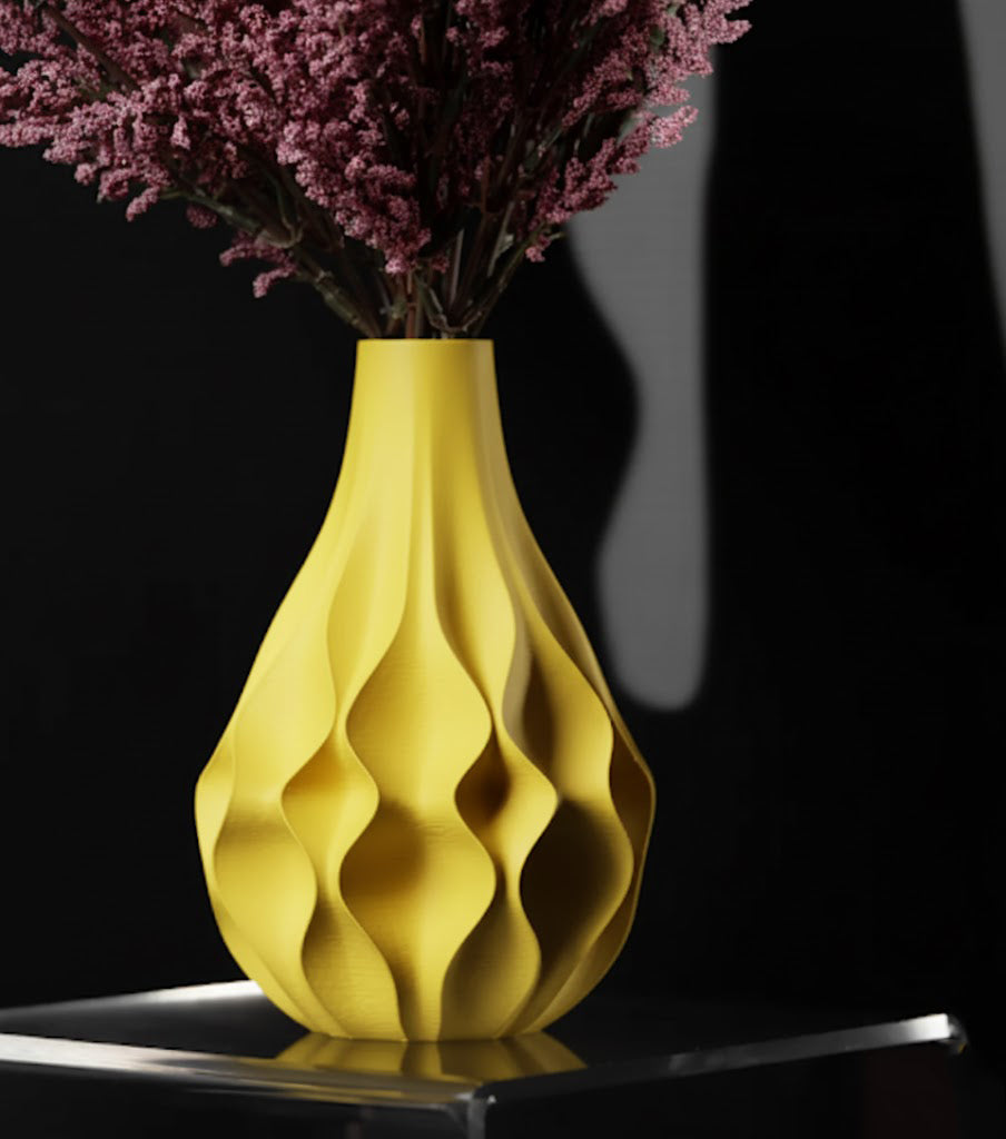 Vase" Abyssal Flower"  – Tiefenstruktur für starke Akzente