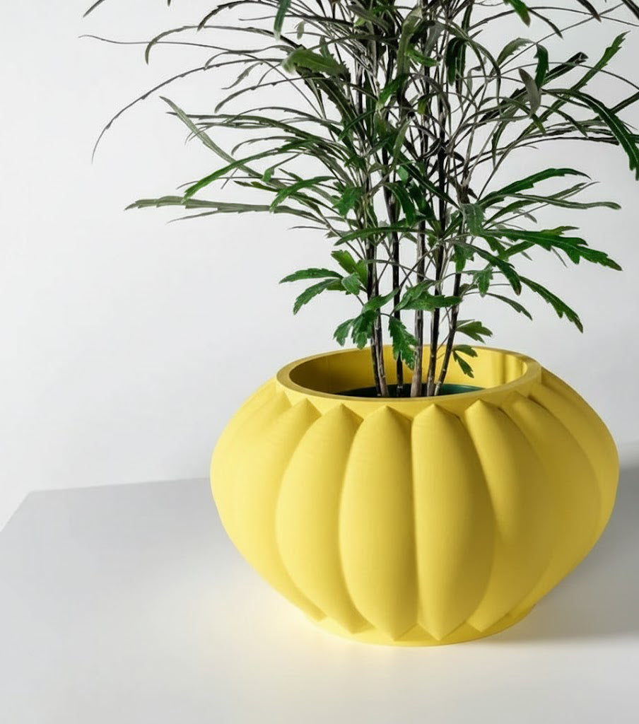 Bunos 3D Pflanztopf – Skulpturales Design für stilvolle Pflanzenpräsentation