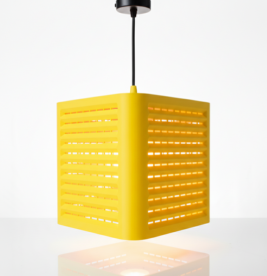 "Coro" – 3D-gedruckte Designleuchte mit klarer Linienführung und moderner Struktur