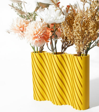 Vase „Bora Triple Vase“ – Stilvolle Struktur für mehr Blütenpracht