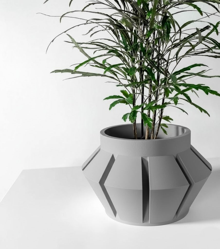 Erno 3D Pflanztopf – Geometrische Klarheit in innovativer Form