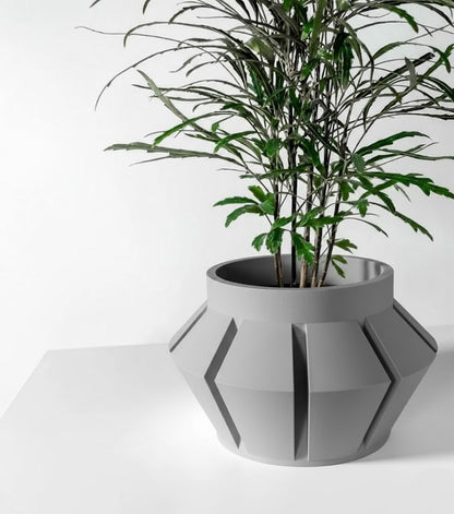 Erno 3D Pflanztopf – Geometrische Klarheit in innovativer Form