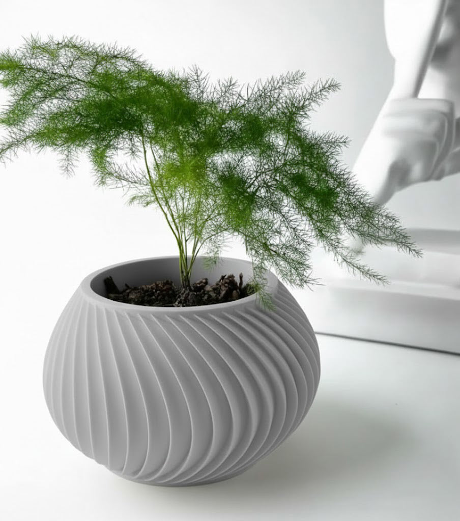 Caleth 3D Pflanztopf – Eleganz in Bewegung für deine Pflanzenwelt