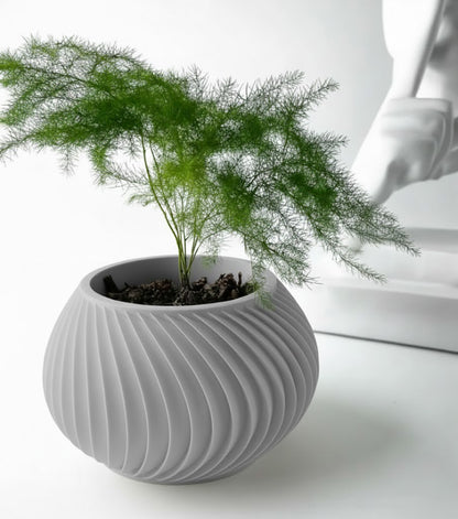 Caleth 3D Pflanztopf – Eleganz in Bewegung für deine Pflanzenwelt