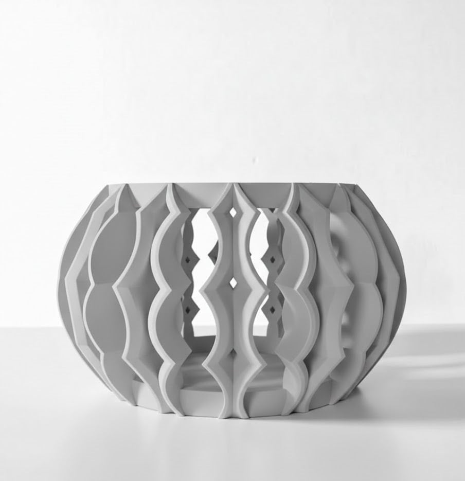 Luvo 3D Orchideen-Pflanztopf – Skulpturale Leichtigkeit trifft Funktion