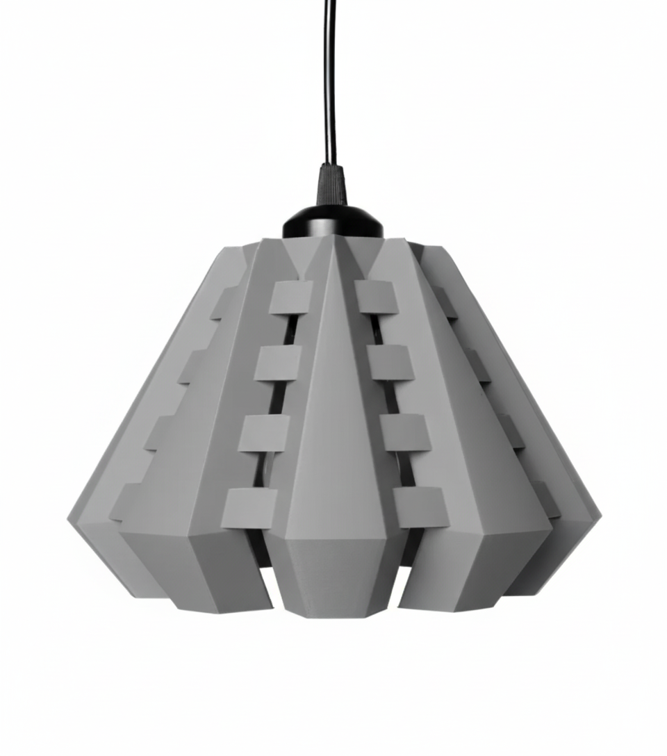 "Aniko" – Moderne 3D-gedruckte Pendelleuchte