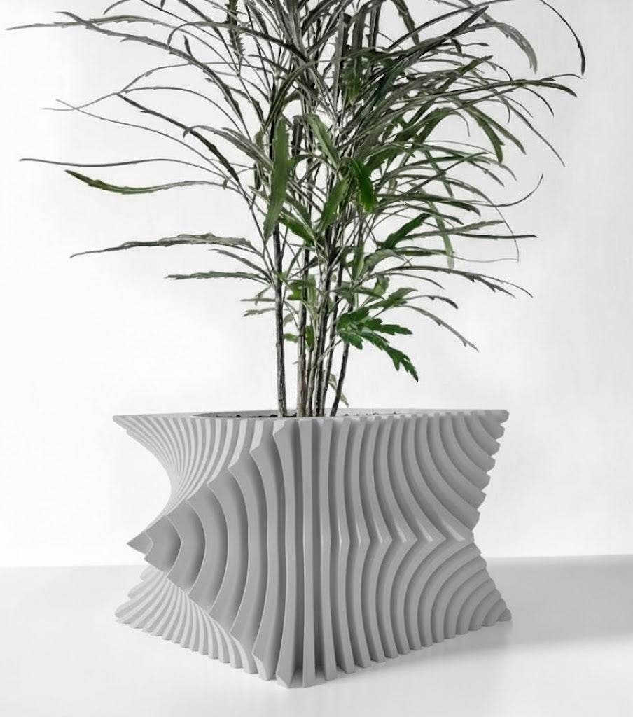 Anio – Der dynamisch verdrehte 3D Pflanztopf