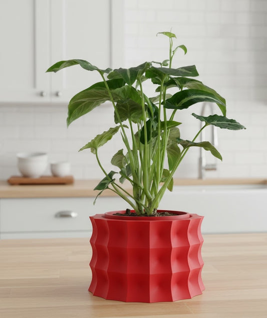 Kivern Pflanztopf – Design in Wellenform
